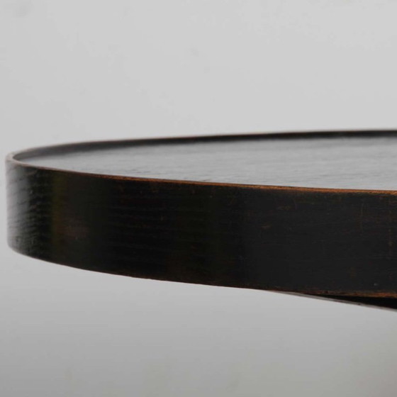 Image 1 of Round wooden high table, early 20th century work