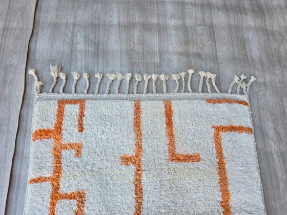 Image 1 of Tapis en laine fait main – coloris personaliseerbaar 200cmx100cm