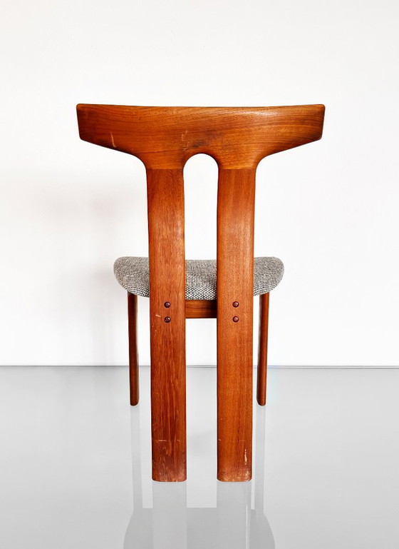 Juego de dos sillas T raras fabricadas en Dinamarca – A.B.J. Møbler, Sillas de comedor, Wood, Vintage (photo 12 of 20)