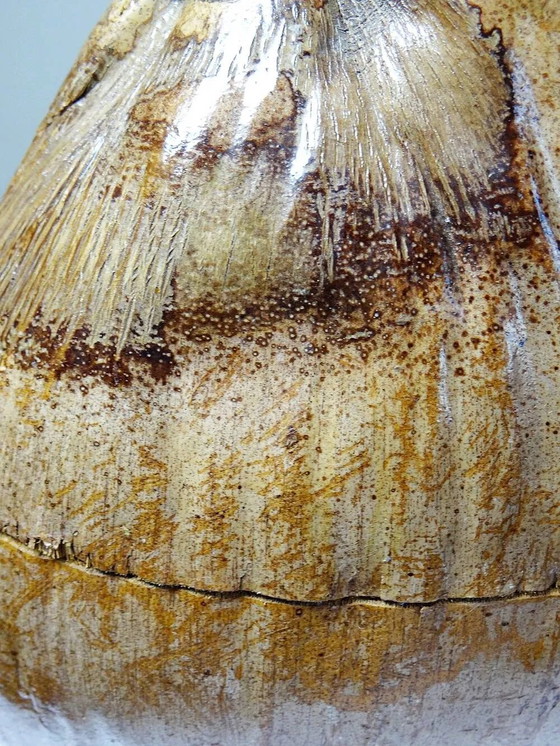 Scatola curiosa vintage anni '50-'60, secchiello per ghiaccio in cocco naturalizzato., Accessori da tavola (foto 10 di 14)