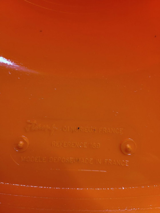 Image 1 of Tisch und Hocker Set "Tam Tam " Stamp Nurieux von Henry Massonnet Frankreich 1970