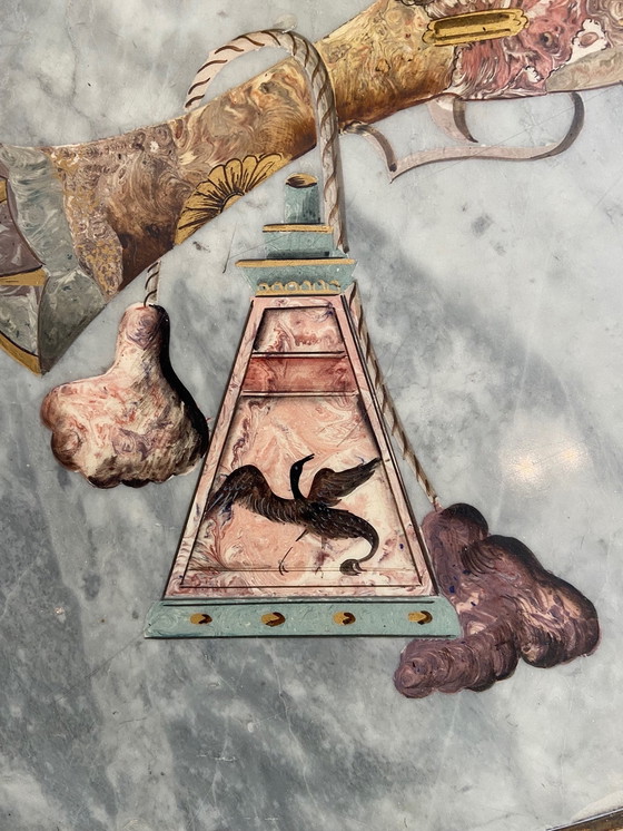 Image 1 of Marmo italiano dipinto con pistole e pugnali della NATO