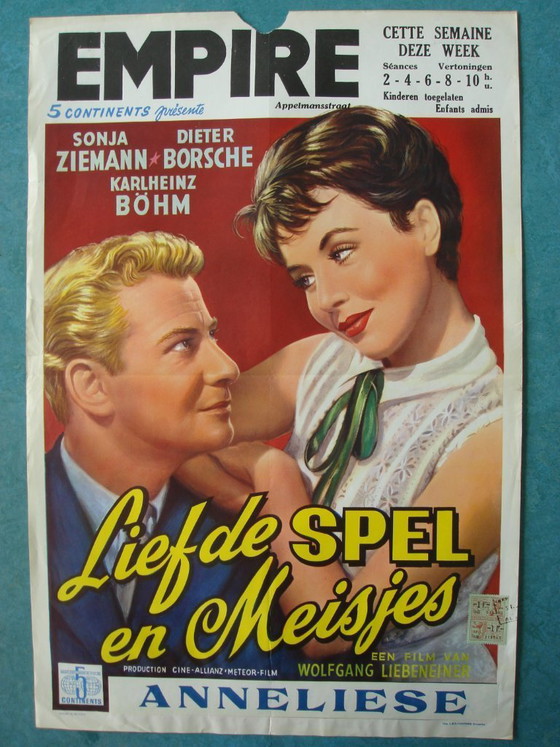 Image 1 of Partij originele filmposters uit de jaren 50-60