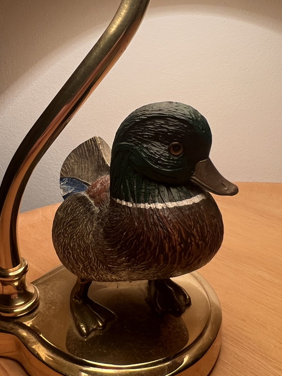 Image 1 of Vintage Feese Duck lamp Mallard 
