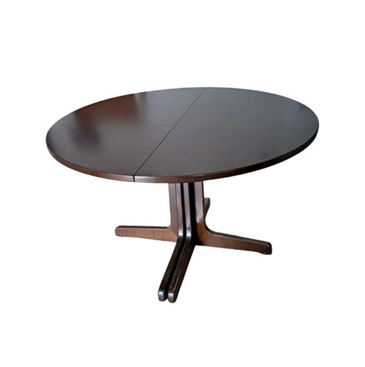 Vintage Thonet Extendable Round Dining Table - Danish Design - Solid Wood