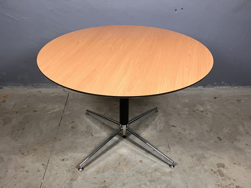 Mesa redonda estilo cromado Eames Hansen