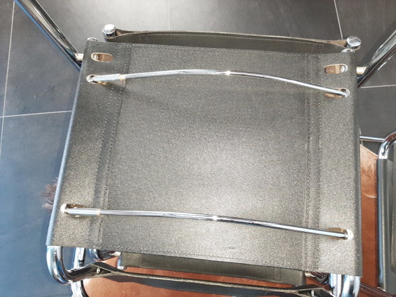 4 Bauhaus Cantilever Chairs Mart Stam / Marcel Breuer – s34, Dining chairs, Leather, Chrome (photo 10 of 10)
