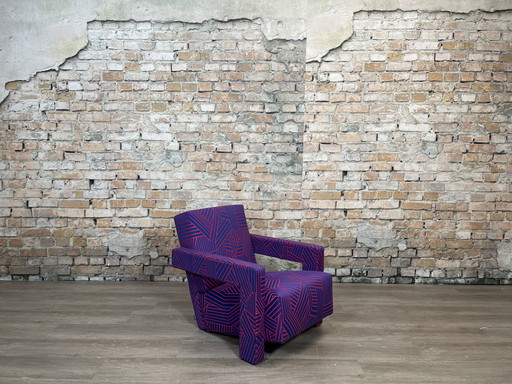 Cassina 637 Utrecht - Paars stof | Gerrit Rietveld