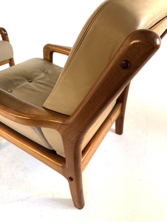 Image 1 of Set van 2 vintage Deense fauteuils, Dyrlund ‘80