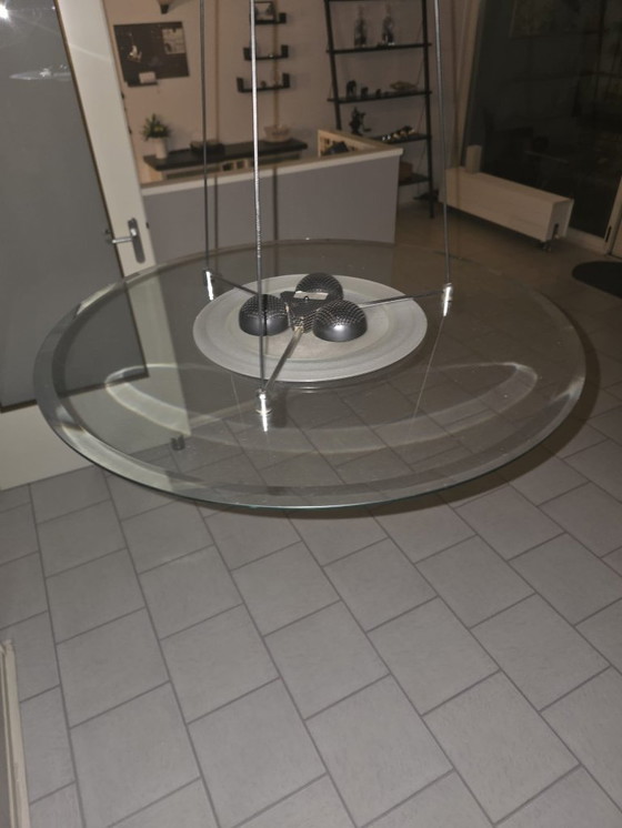 Image 1 of Suspension en verre au design rétro