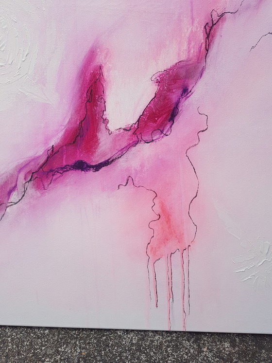 Image 1 of Acrylic painting, My house is caring me