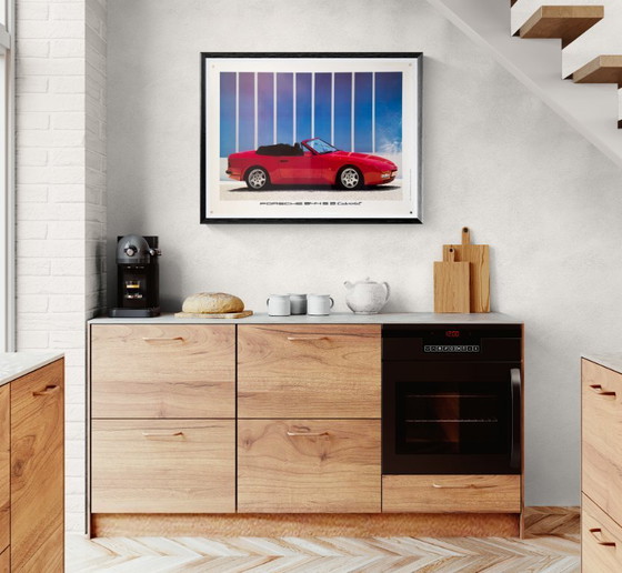 Image 1 of 🏁 Porsche 944 S2 Cabriolet – 1989 – Original Poster by Porsche AG | Offset lithograph | 102 × 76 cm | Germany