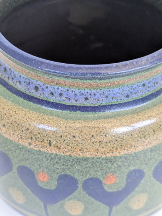 KMK Mora Ceramic Vase, Midcentury West Germany Pottery (photo 12 of 12)