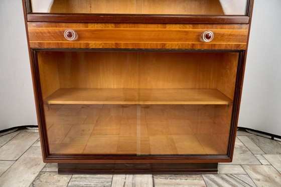 Image 1 of Libreria Art Déco, vetrina, Český Nábytek, 1960, Cecoslovacchia