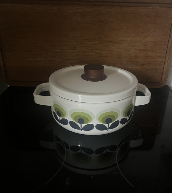 Image 1 of Orla Kiely Emaille-Pfannenset