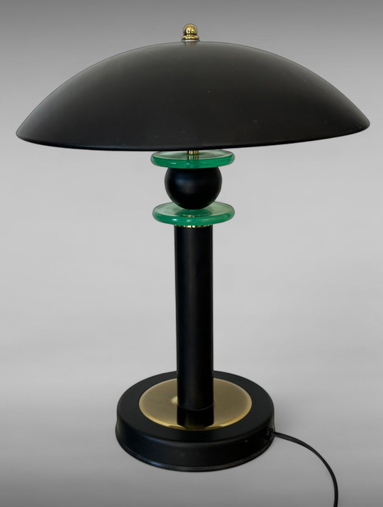 Image 1 of Lampada da tavolo elettrica Shell degli anni '70, modello Mushroom Mid Century MFG