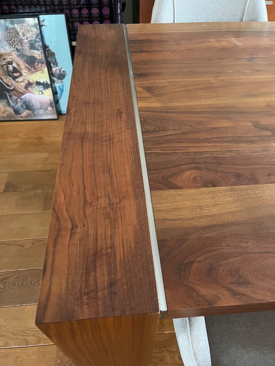 Image 1 of Solid walnut dining table by Bert Platangie