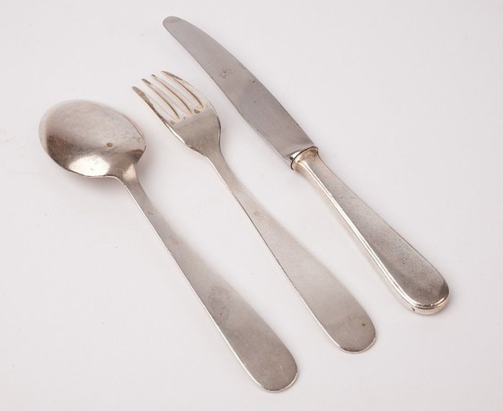 Image 1 of Posate per bambini anni '90 in argento , Seibel , anni '50