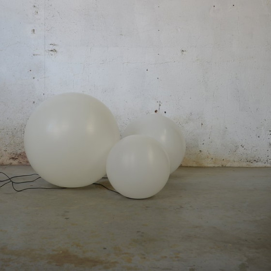 Image 1 of Ensemble de 3 lampadaires à boule Stratus