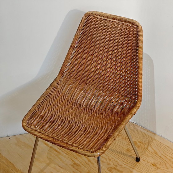 Image 1 of Sedia vintage in vimini Dirk van Sliedregt