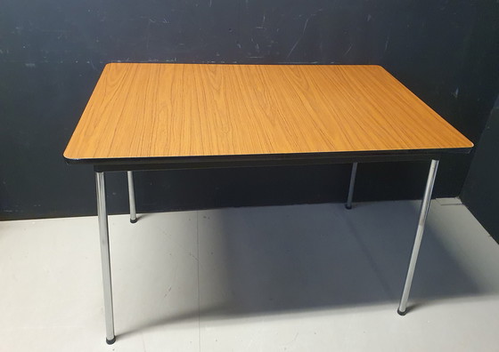 Image 1 of 1970 Vintage Formica Table With Chairs Dining Room Set