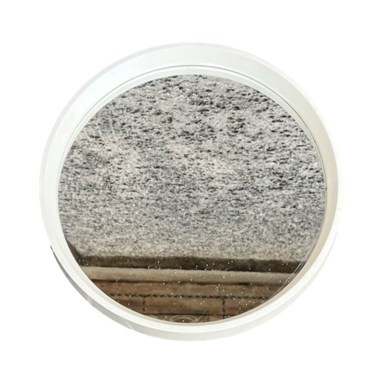 Image 1 of Specchio rotondo, specchio sospeso, Reflections di Thermotex, Danimarca, vintage, Scandinavia, anni '70-'80.