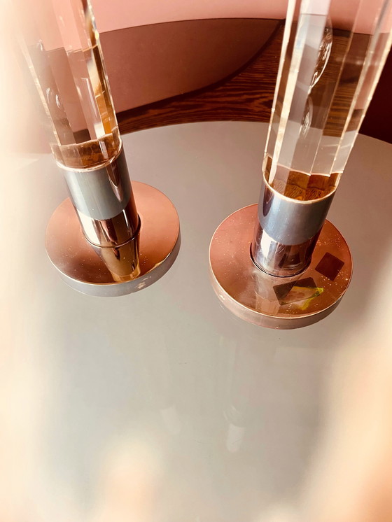 Image 1 of Set of Luxury XL Fink Candlesticks