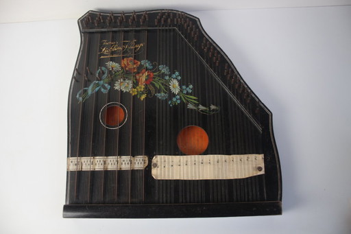 Cithare à cordes de marteau du XIXe siècle
