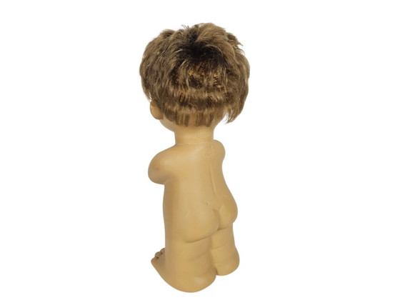 Joimy baby figure with brown hair - XL - Made in Spain - 1996, Decorative Objects, Plastic, Vintage (photo 4 of 8)