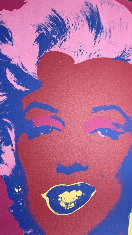 Image 1 of Litografía "Marilyn Monroe" del Museo de Arte Carnegie de 1986, basada en Andy Warhol