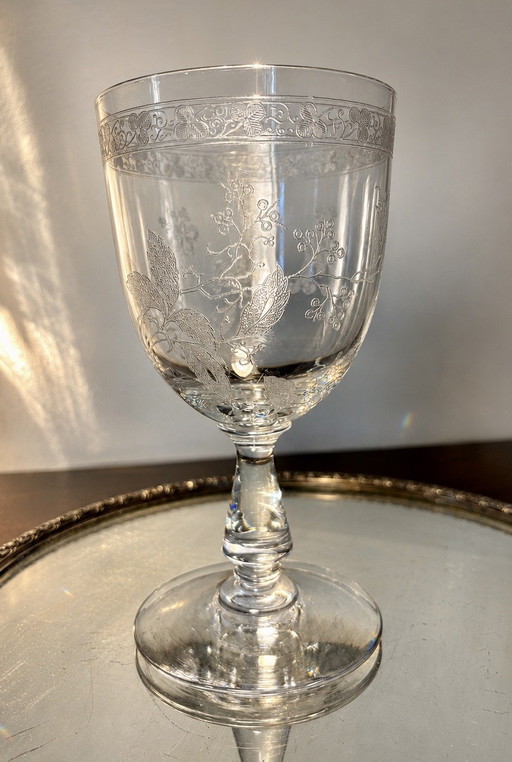 Verre à Eau Baccarat Début du 20eme – glazen karaffen, Crystal (photo 2 of 14)