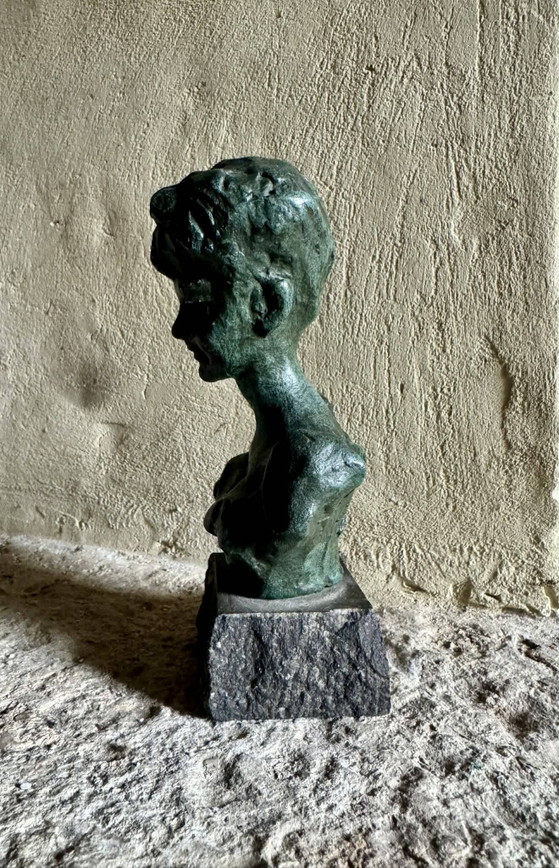 Busto de mujer firmado por Ernest Patris 🇧🇪 ( ) – Esculturas, Metal, Art Deco (photo 6 of 8)