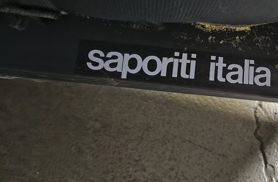 Image 1 of Samtsofa von Saporiti Italia, 1980er Jahre