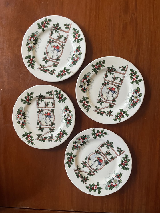 Image 1 of Vintage kerstborden van hoge kwaliteit