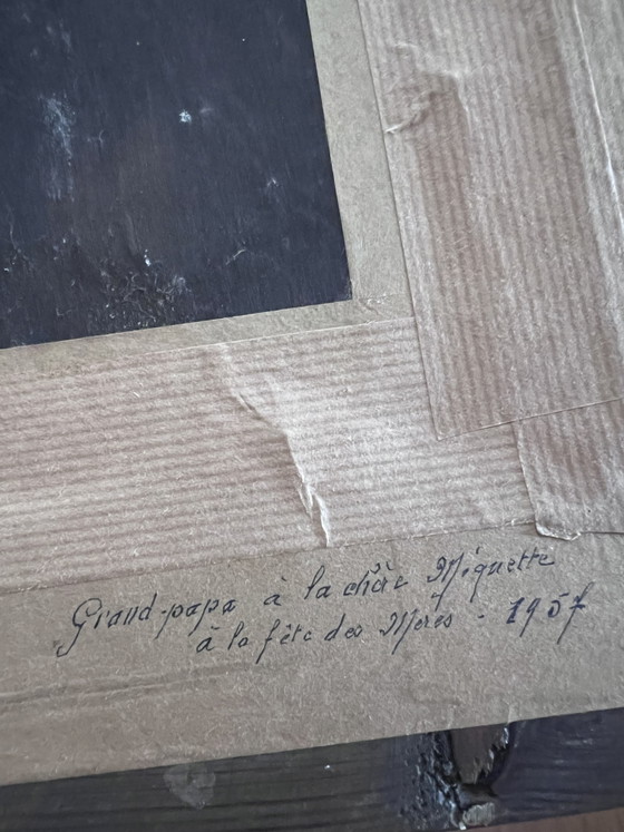Gemälde Reproduktion Altes Gemälde Alter Vergoldeter Rahmen – Horst Janssen, Gemälde & Zeichnungen, Wood (photo 3 of 7)