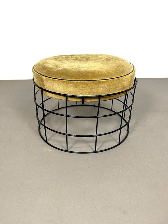 Image 1 of Vroege editie T1 draadhocker van Verner Panton voor Plus Linje Denemarken 1959