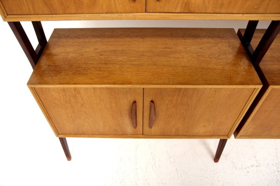 Libreria scandinava "Double" in teak, Svezia, 1950 – Librerie, Legno (photo 4 of 10)