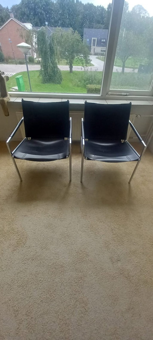 2x Fauteuil vintage SPECTRUM Martin Visser SZ 02