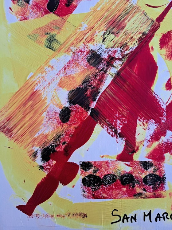Image 1 of Enzo SAN MARCO - Rising Heat - Artist's painting