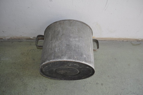 Cache-pots en zinc galvanisé, années 1950 – Cache pots, Vintage (photo 2 of 5)