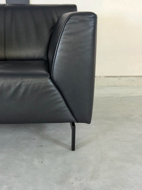 Poltrona Rolf Benz Linea - pelle nera – Poltrone, polished steel (photo 2 of 9)