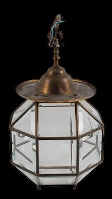 Image 1 of Lámpara de linterna de la Escuela de Ámsterdam, ca. 1910-1920