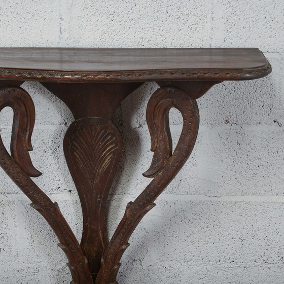 Petite Console Murale Style Empire – Bois, Klassiek (photo 2 of 10)