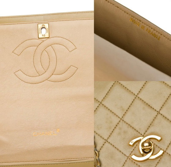 Image 1 of Borsa CHANEL Timeless/Classique in cuoio Beige - 100712
