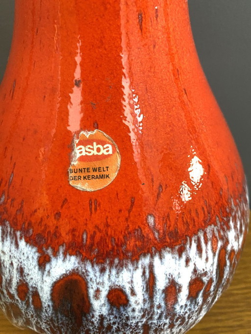 Vase de Jasba Allemagne années 1970 modèle 46-1028