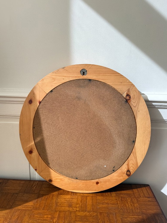 Espejo redondo de madera natural – Glass, Wood (photo 7 of 8)