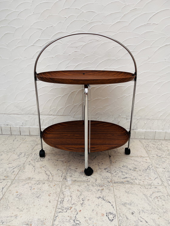 Image 1 of Oval folding sideboard