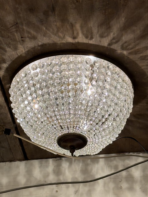 Antike Kristall-Kronleuchter-Deckenleuchte