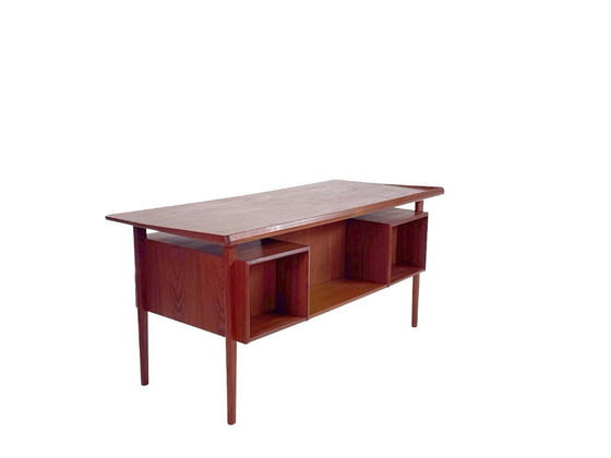 Image 1 of Vintage Danish Freestanding Desk by Peter Løvig Nielsen