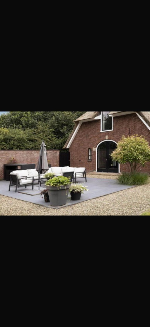 Conjunto de salón hoekbank con twee stoelen y tafel kees smit 